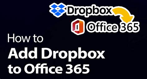 add dropbox to microsoft office